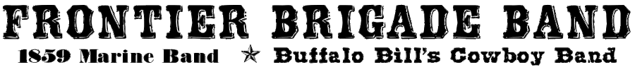 Frontier Brigade Band Home Page Title